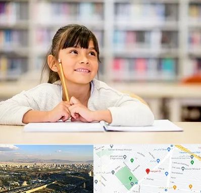 مدرسه ابتدایی دخترانه در هنگام