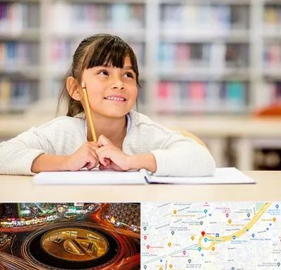 مدرسه ابتدایی دخترانه در میدان ولیعصر