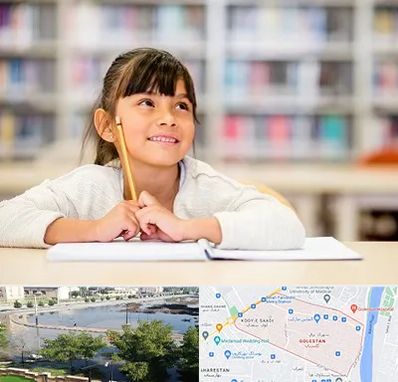 مدرسه ابتدایی دخترانه در گلستان اهواز