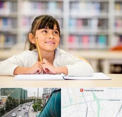 مدرسه ابتدایی دخترانه در بلوار فرحزادی