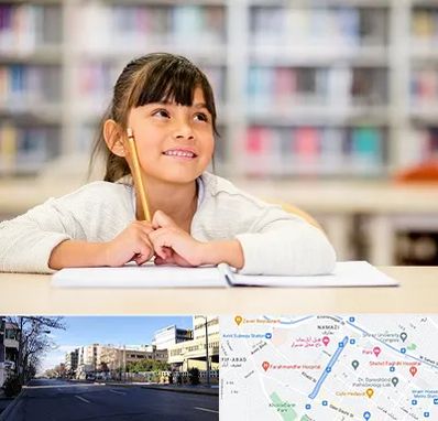 مدرسه ابتدایی دخترانه در خیابان ملاصدرا شیراز