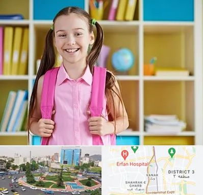 مدرسه غیرانتفاعی ابتدایی دخترانه در ونک 