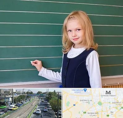 مدرسه دولتی ابتدایی دخترانه در جنوب تهران 