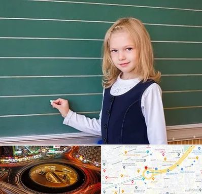 مدرسه دولتی ابتدایی دخترانه در میدان ولیعصر