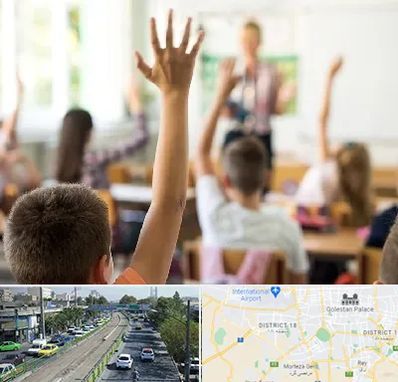 مدرسه دولتی ابتدایی پسرانه در جنوب تهران 