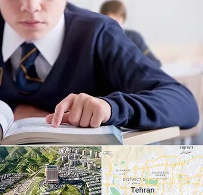 مدرسه متوسطه اول پسرانه در شمال تهران 