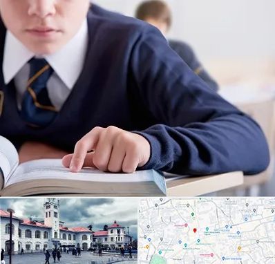 مدرسه متوسطه اول پسرانه در میدان شهرداری رشت