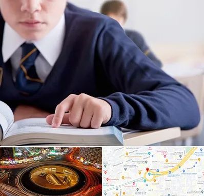 مدرسه متوسطه اول پسرانه در میدان ولیعصر