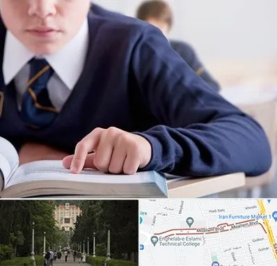 مدرسه متوسطه اول پسرانه در بلوار معلم رشت 