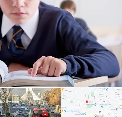 مدرسه متوسطه اول پسرانه در خیابان آزادی