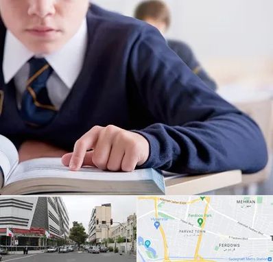 مدرسه متوسطه اول پسرانه در بلوار فردوس 