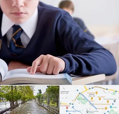 مدرسه متوسطه اول پسرانه در خیابان ارم شیراز