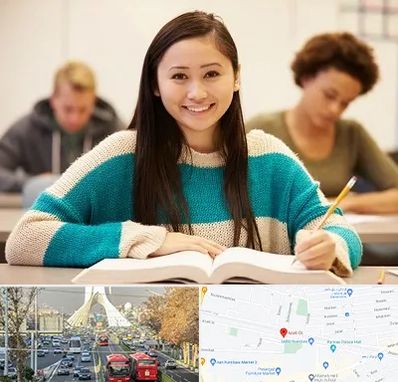 مدرسه متوسطه اول دخترانه در خیابان آزادی