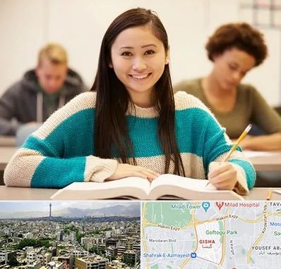 مدرسه متوسطه اول دخترانه در گیشا 