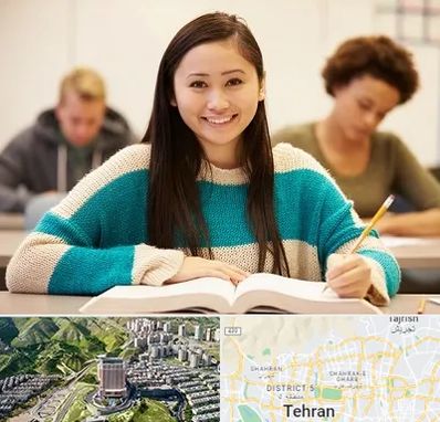 مدرسه متوسطه اول دخترانه در شمال تهران 