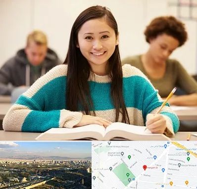 مدرسه متوسطه اول دخترانه در هنگام