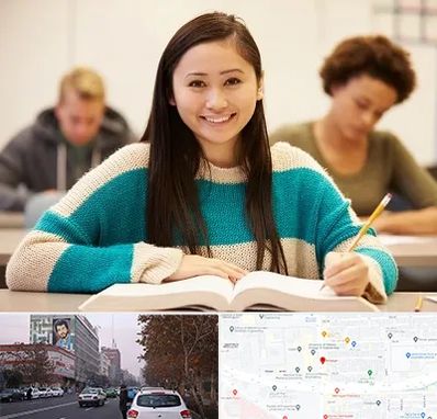 مدرسه متوسطه اول دخترانه در کارگر شمالی