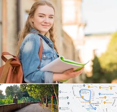 مدرسه متوسطه دوم دخترانه در فلکه گاز رشت