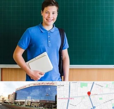 مدرسه متوسطه دوم پسرانه در نصف راه تبریز