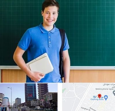 مدرسه متوسطه دوم پسرانه در چهارراه طالقانی کرج