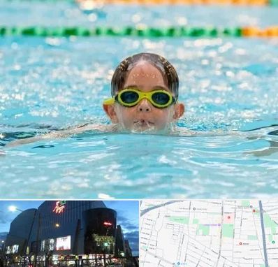 مربی شنا در بلوار اباذر