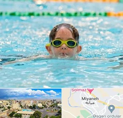 مربی شنا در میانه