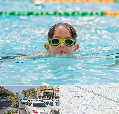 مربی شنا در مفتح مشهد