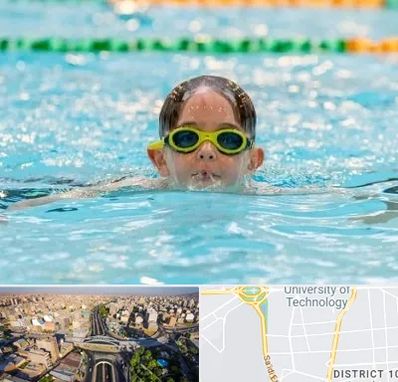 مربی شنا در استاد معین