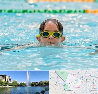 مربی شنا در کوهسنگی مشهد