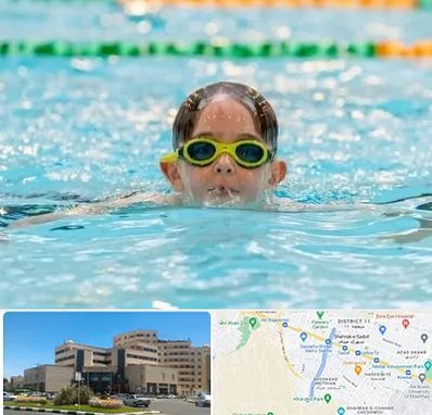 مربی شنا در صیاد شیرازی مشهد