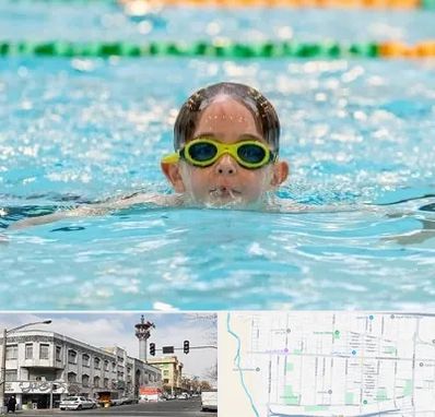 مربی شنا در 17شهریور