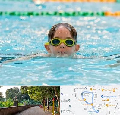 مربی شنا در بلوار گیلان رشت