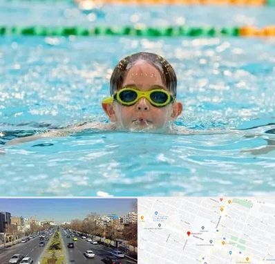 مربی شنا در بلوار معلم مشهد