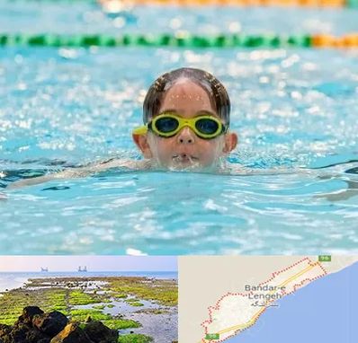 مربی شنا در بندرلنگه