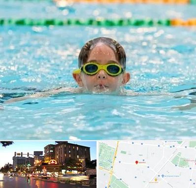 مربی شنا در بلوار سجاد مشهد