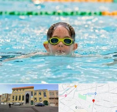 مربی شنا در زنبیل آباد قم