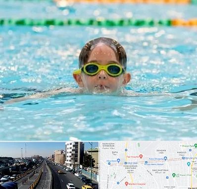 مربی شنا در پیروزی