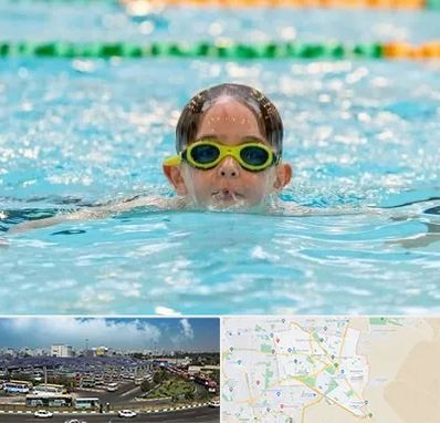 مربی شنا در منطقه 15 تهران