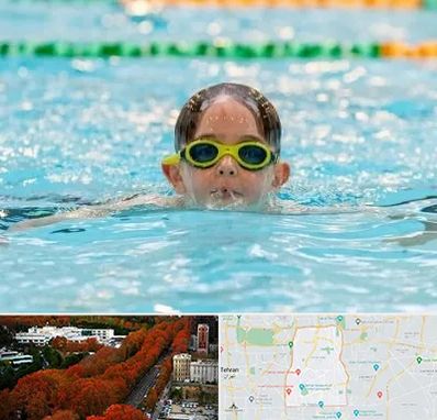 مربی شنا در منطقه 6 تهران