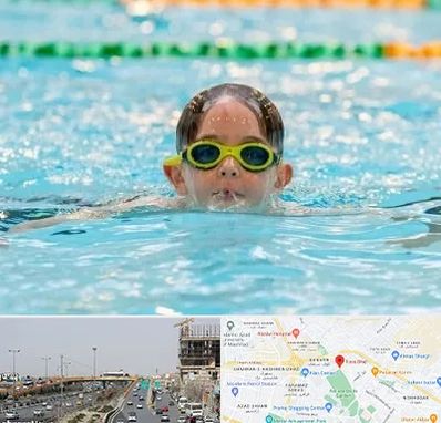 مربی شنا در بلوار توس مشهد