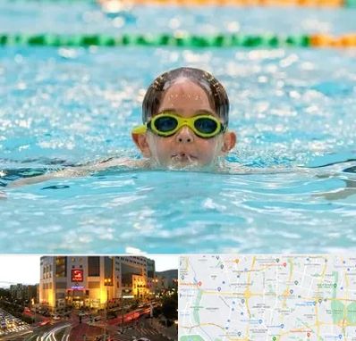 مربی شنا در جنت آباد تهران