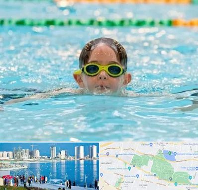 مربی شنا در چیتگر