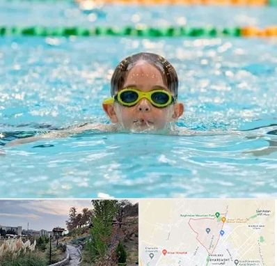 مربی شنا در باغستان کرج