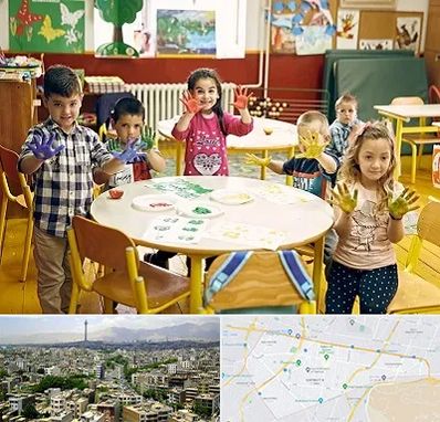 مهد کودک در منطقه 8 تهران