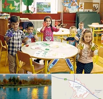 مهد کودک در قروه