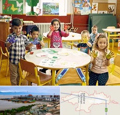 مهد کودک در بندر ترکمن