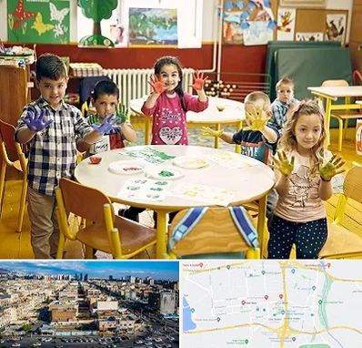 مهد کودک در شهرک راه آهن