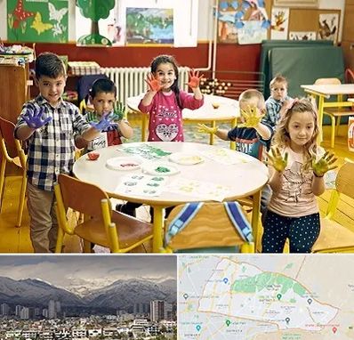 مهد کودک در منطقه 4 تهران