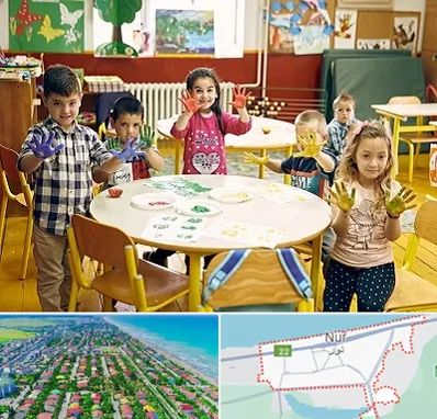 مهد کودک در نور