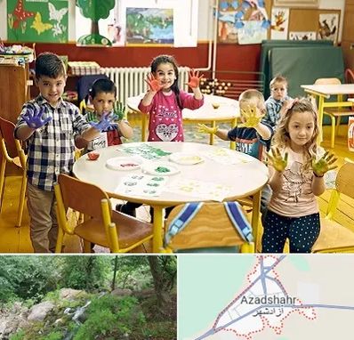 مهد کودک در آزادشهر